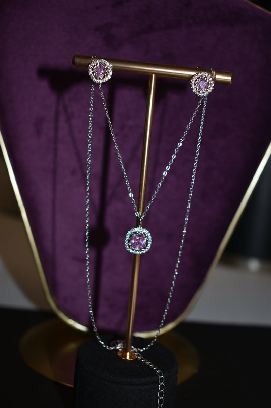 VASL Collection: Seren Cushion Pendant Set