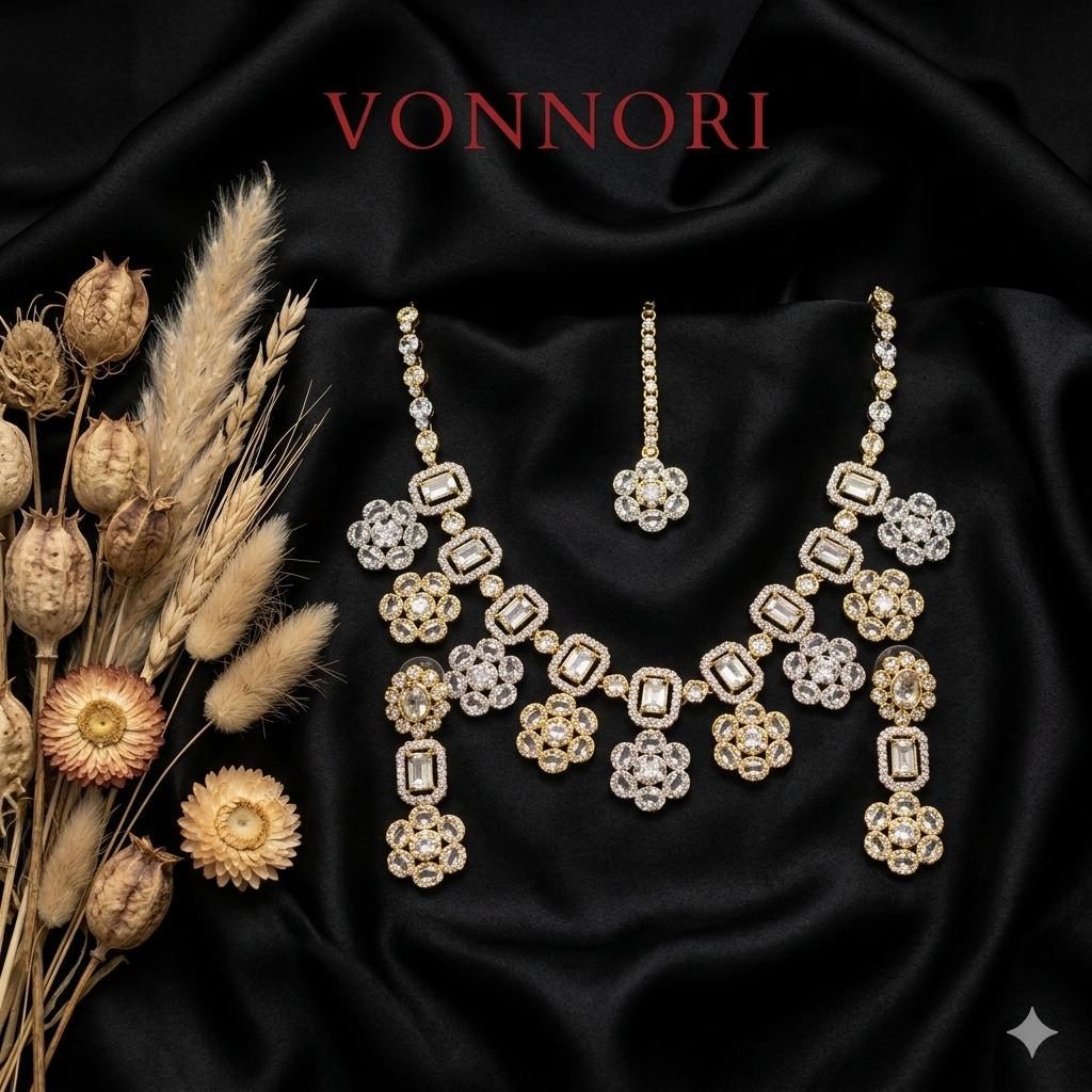 MALAKIN Collection: Fleur Royale Necklace Set