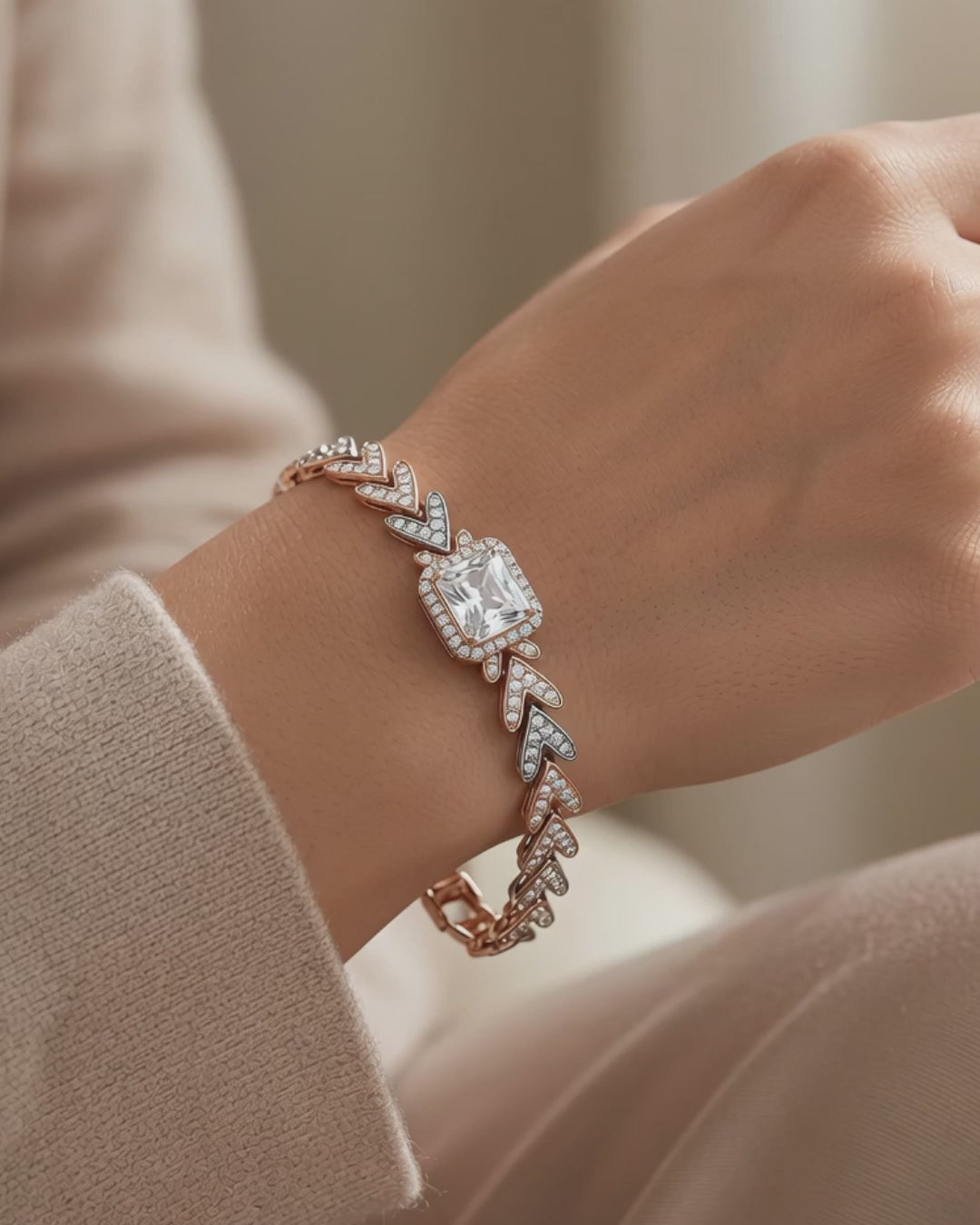 luxury-v-shape-link-bracelet-pakistan