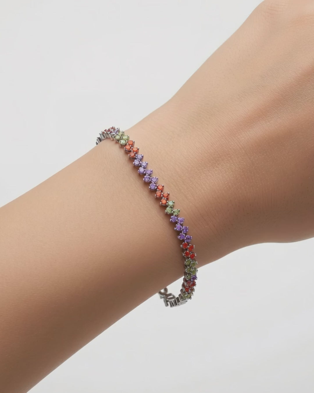 Artisan-crafted silver wildflower cluster statement bracelet luxury wear
